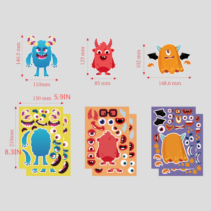 Fun & Colorful Craft Stickers
