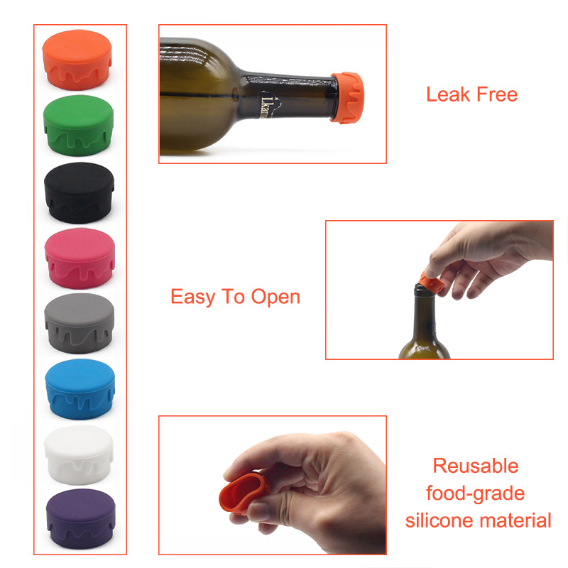 Creative Silicone Bottle Stopper For Preservation Of Red Wine