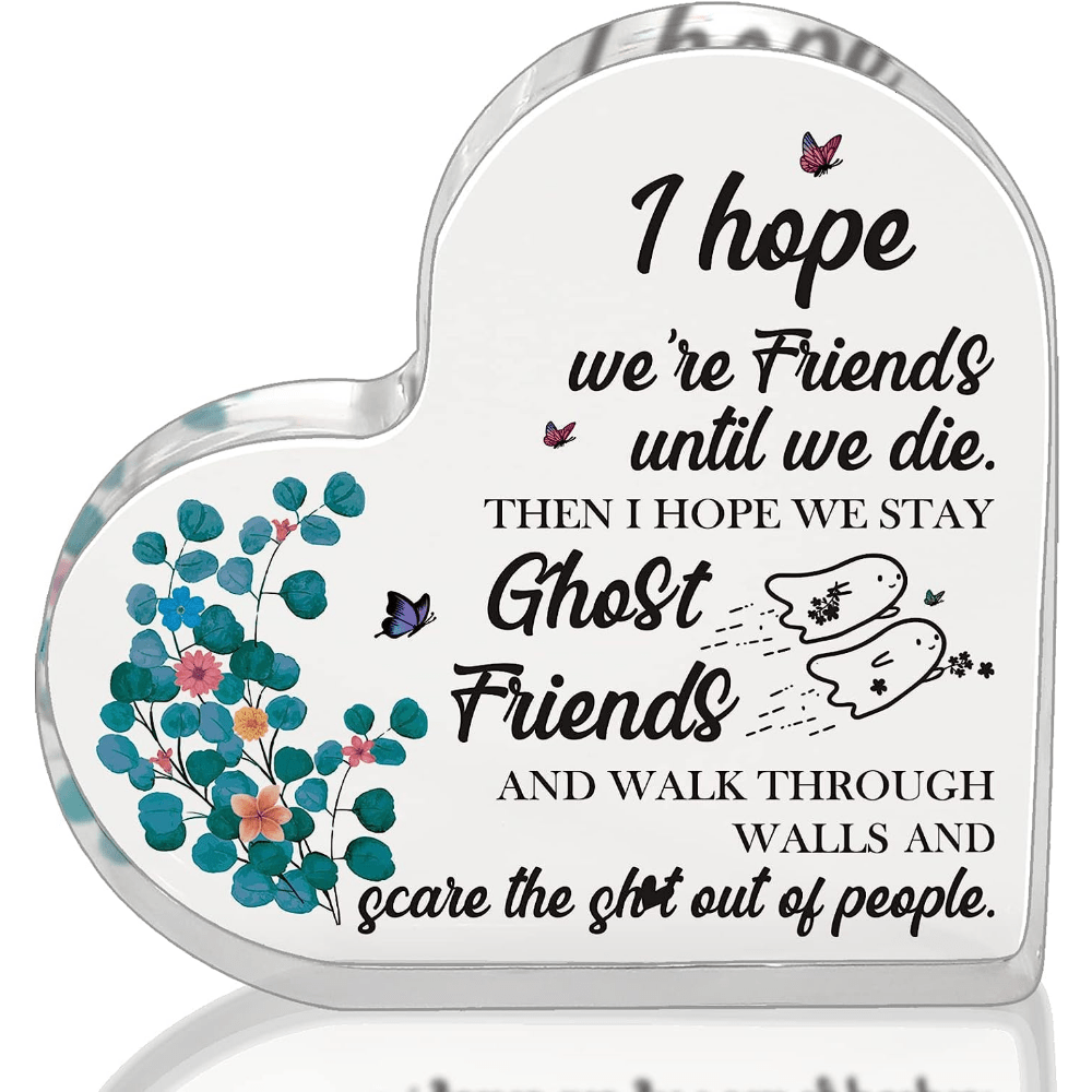 Cheer Up Gifts For Best Friend, Encouragement Signs For Women -clear  Acrylic Desk Decorative Sign For Home Office Thank You Gift, Art Craft  Ornament Gift, Aesthetic Decor, Desk Ornament - Temu