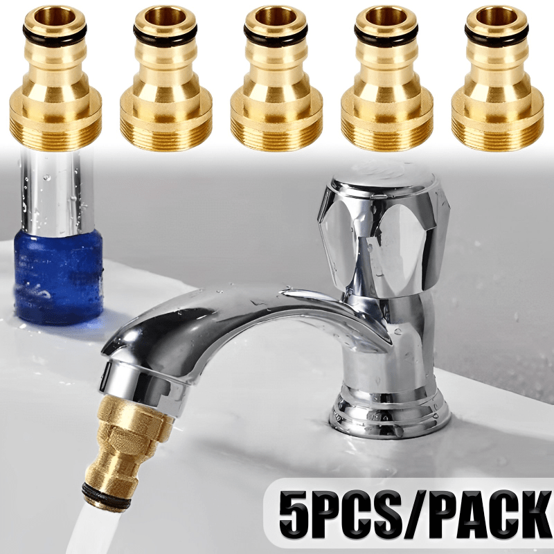 Universal Tap Kitchen Adapters Brass Faucet Tap Connector - Temu Canada