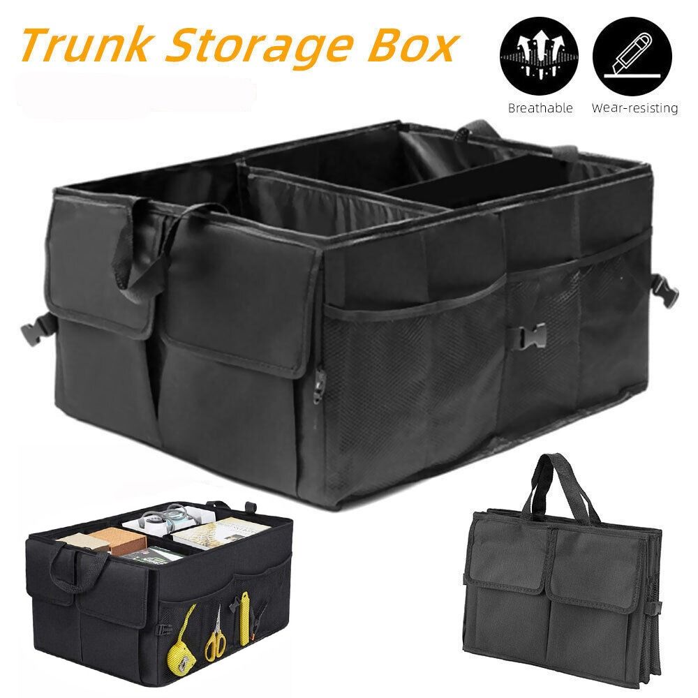 Organizador y almacenamiento para maletero de auto, organizador colgante  para SUV, camioneta, impermeable, bolsa de almacenamiento de carga plegable
