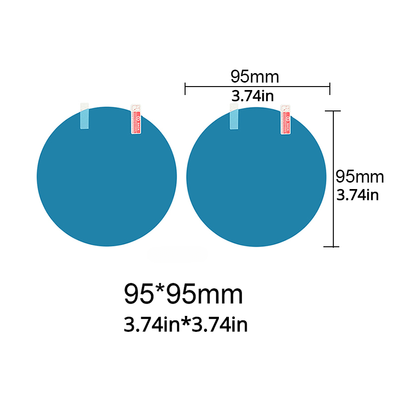 2 Unidades Espejo Retrovisor Coche Camión Película Prueba - Temu