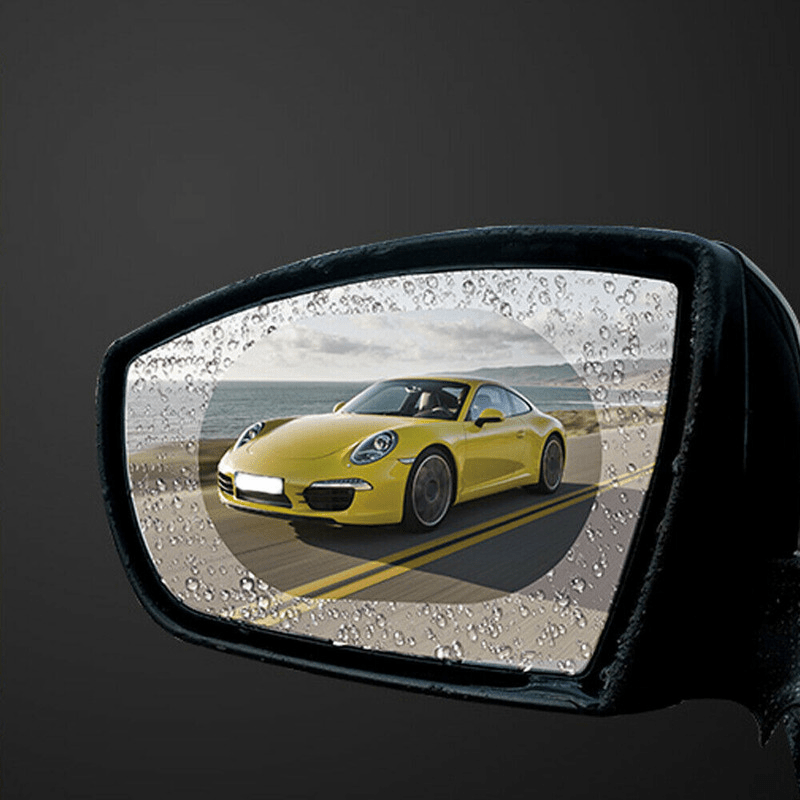 2 Stück Auto lkw rückspiegel Regenschutzfolie Fensterglas - Temu