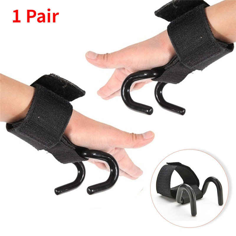 Weight Lifting Hooks Hand Grip Support Wrist Straps Men - Temu
