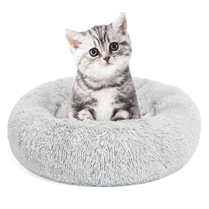 Mixjoy orthopedic dog bed comfortable donut cuddler round dog best sale bed ultra soft washable dog and cat cushion bed