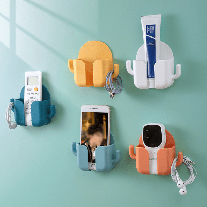 Wall Mounted Phone Holder Mobile Phone Charging Bedside - Temu