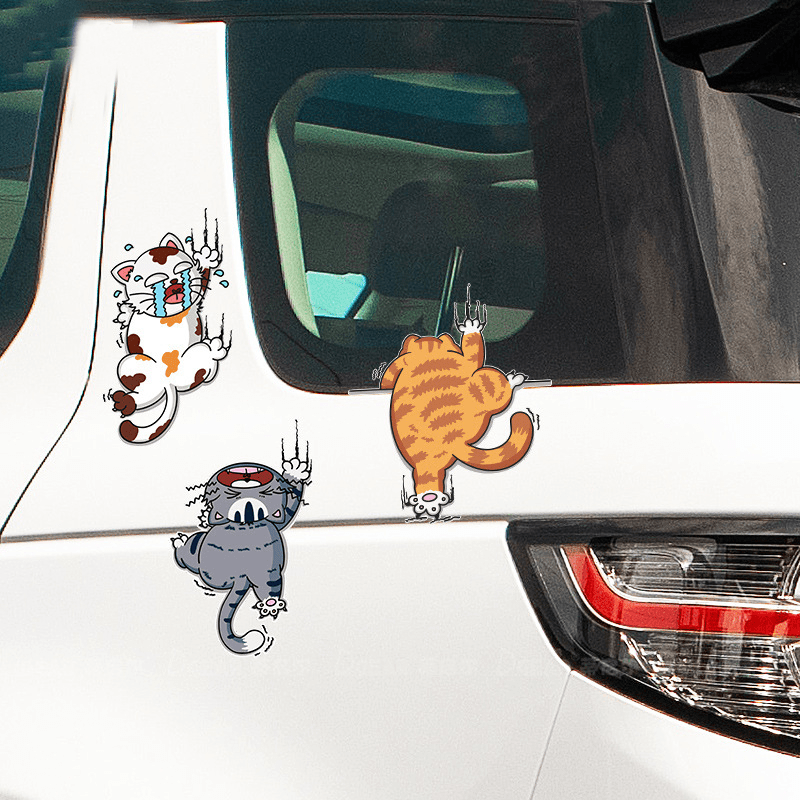 Lustige Lustige Haustier katzen auto aufkleber Karosserie - Temu