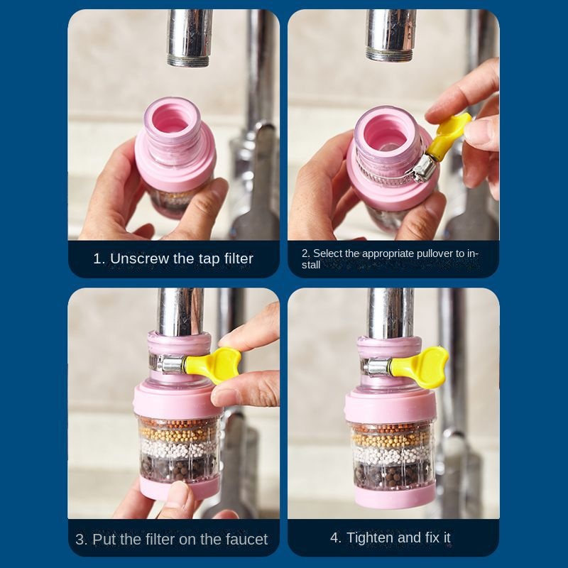 Faucet Filter Kitchen Water Purification Tool Six layer - Temu