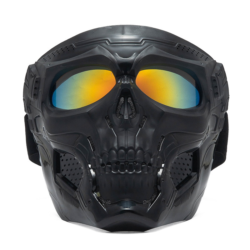 Acquista Maschera Moto Eyewear Maschera da equitazione Occhiali da moto  Teschi da motocross Maschera Teschio Occhiali a forma di fantasma