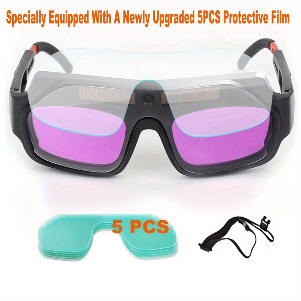 Welding Goggles Auto Darkening Welding Glasses, Solar Powered Welder Glasses Auto Dimming