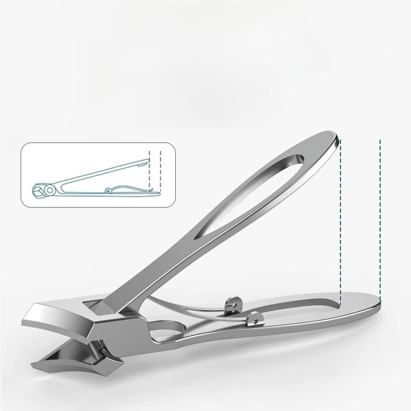 1pc New Type Of Large Opening Nail Clipper With A 45-degree Angled Blade Is  More In Line With The Curvature Of Fingers And Toes. S9195 for shops
