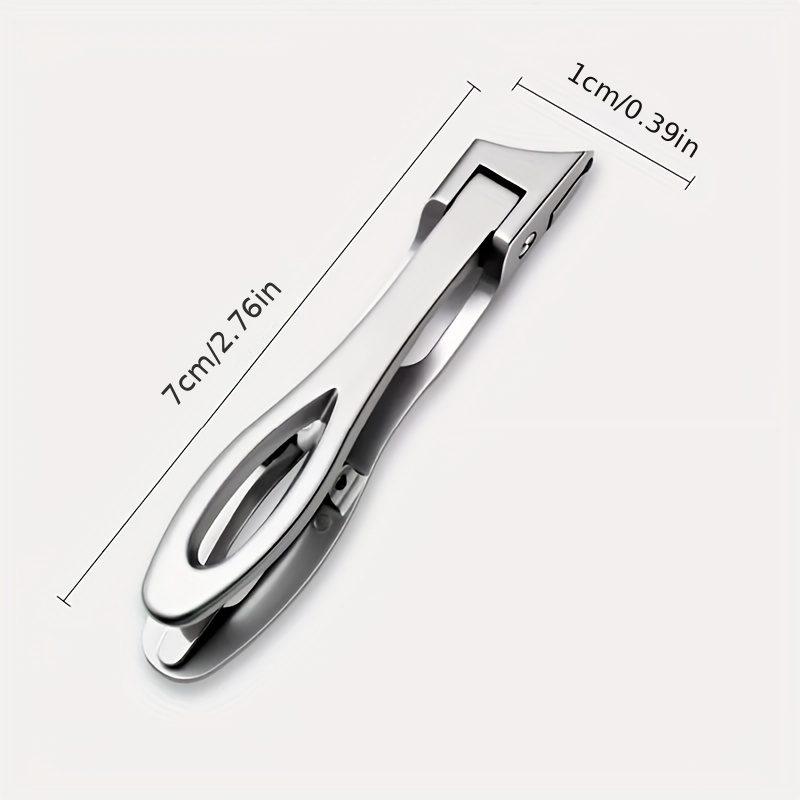1pc Stainless Steel Curved Nail Clipper