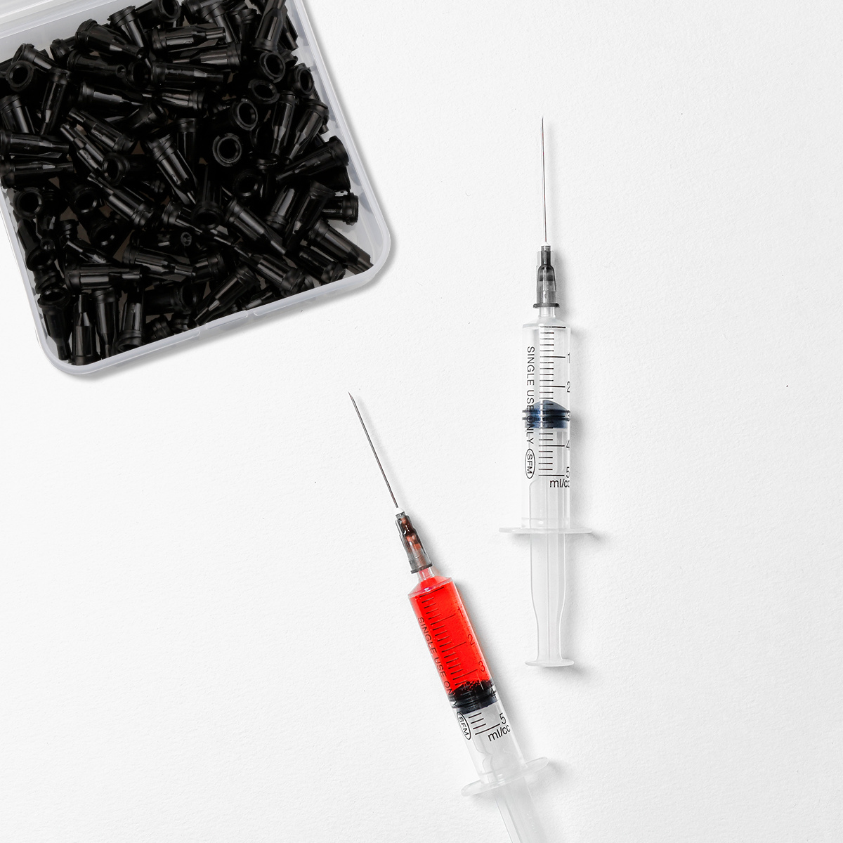 Luer Lock Syringe Tip Black Plastic Screw Type - Temu