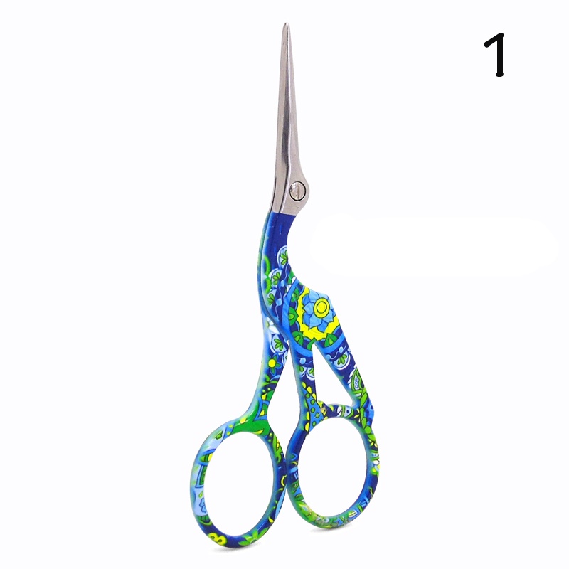 1pc Stainless Steel Crane Shape Scissors, Vintage Small Scissors For Cross  Stitch And Diy Crafts
