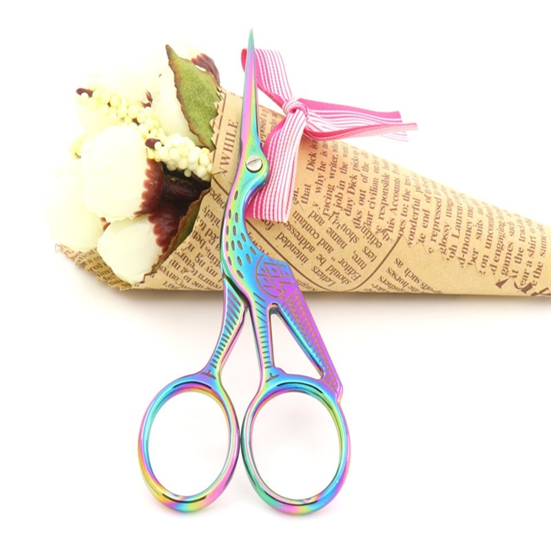 Vintage Crane Cut Cross Stitch Handmade Scissors Diy Special - Temu