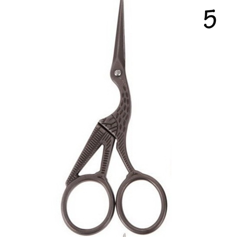 1pc Stainless Steel Crane Shape Scissors, Vintage Small Scissors For Cross  Stitch And Diy Crafts