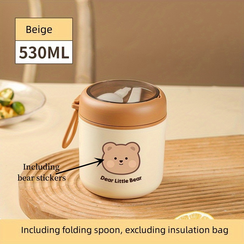 New 304 Stainless Steel Insulated Soup Cup, Sealed Water Cup, Personalized  Soup Pot, Cup With Handle Gift,Thermos Soup Cup Leak Proof Hot Cold Food