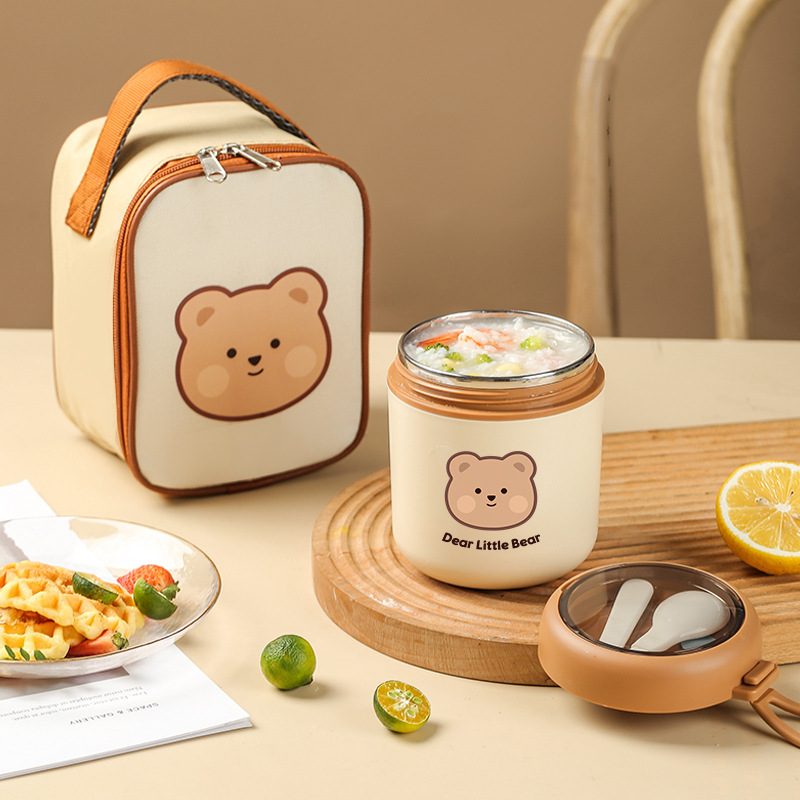 Soup Cup Bento Lunch Box For Adults/teens Thermal For Hot - Temu