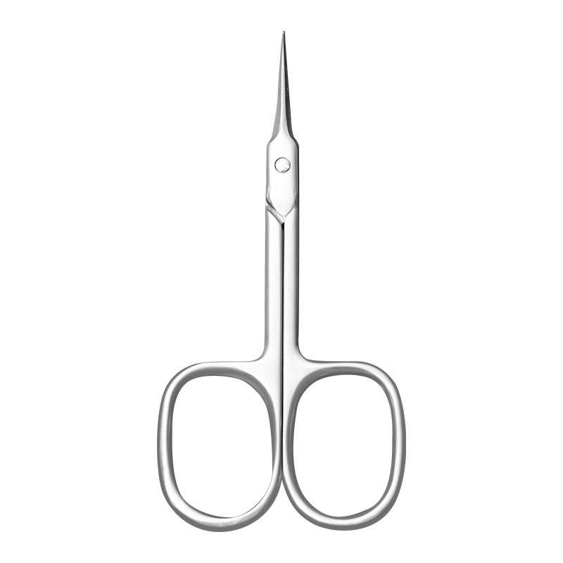 Stainless Steel Curved Tip Thin Blade Cuticle Scissors Nail