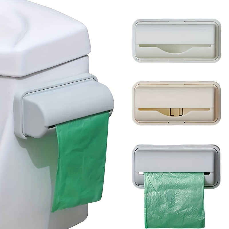 Sacs poubelles boîte de rangement salle de bains cuisine mural Transparent  acrylique sac poubelle boîtes de rangement