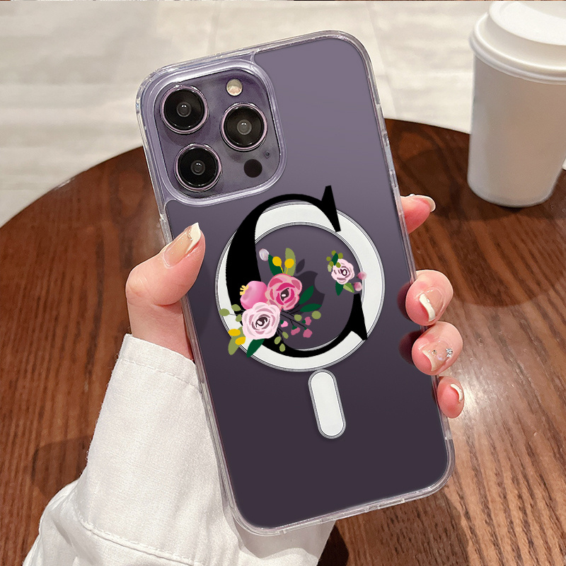 2pcs Butterfly Heart Letter X Graphic Magnetic Wireless Charging