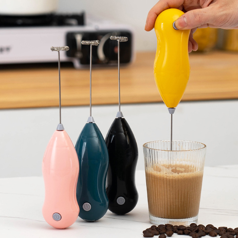 Coffee Frother Mini Milk Frother Small Egg Beater Electric Frother