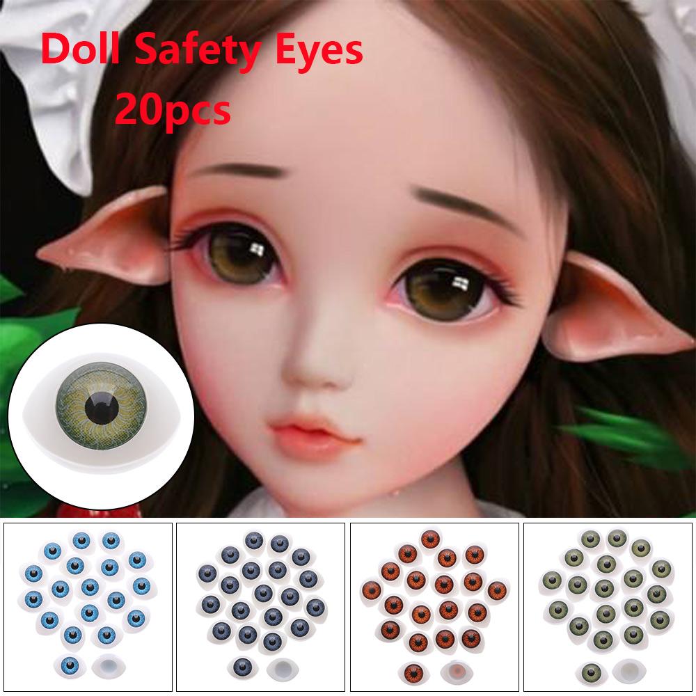 TEHAUX 1100pcs Puppet Eyes Doll Eyes for Crafts Eyeballs for Crafts DIY  Eyes Fake Eye Balls Craft Eyes Fake Eyeball Decors DIY Doll Materials Fake
