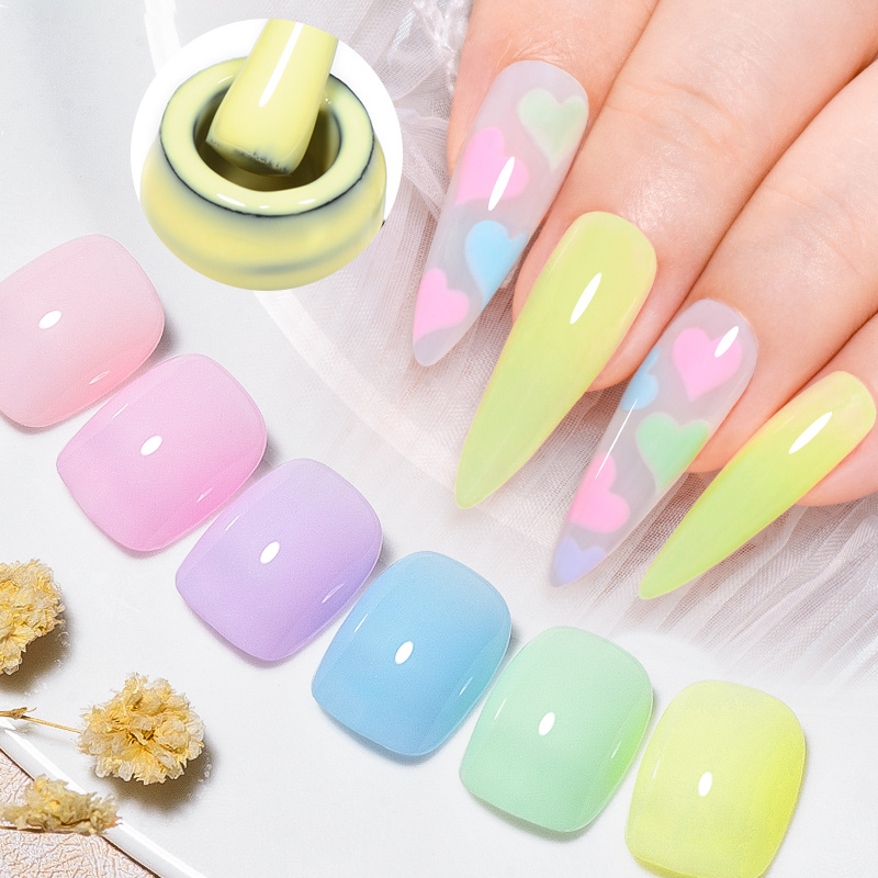 luminous gel nails