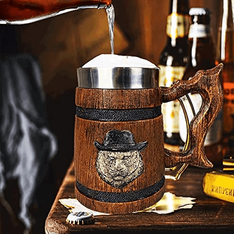 Bullet Beer Mug Vintage Stainless Steel Beer Mug Creative - Temu