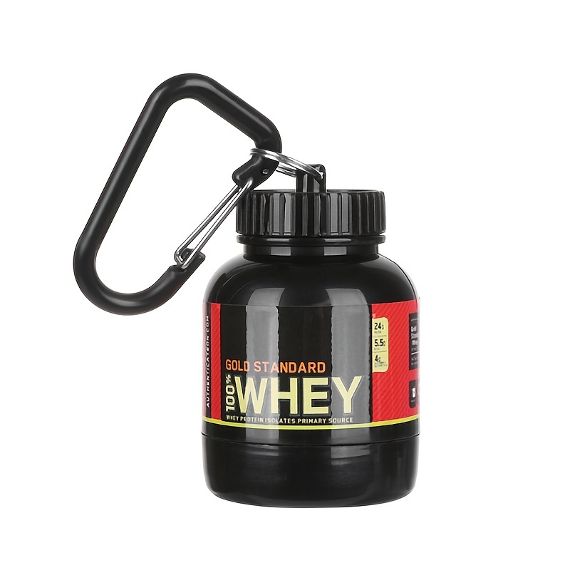 100ml Mini Portable Protein Powder Bottles With Keychain - Temu