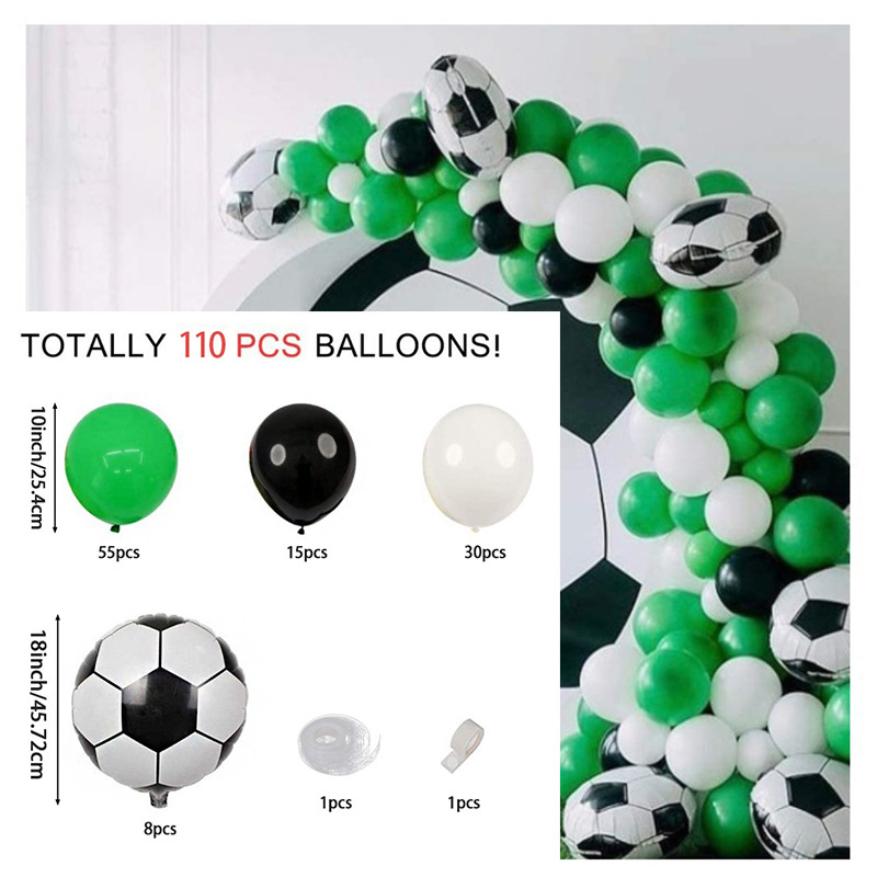 Ballons Or / Blanc / Noir (30PCS)