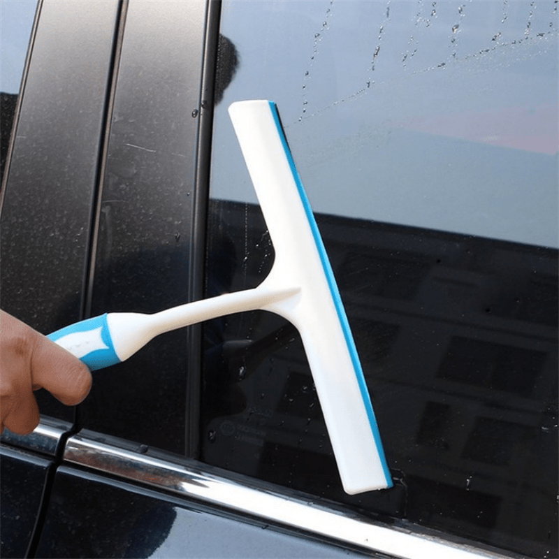 Silicone Handle Car Windshield Wiper With Anti-slip Blade, 1 Snow Scraper  And Water Repellent Cleaning Tool - Temu United Kingdom