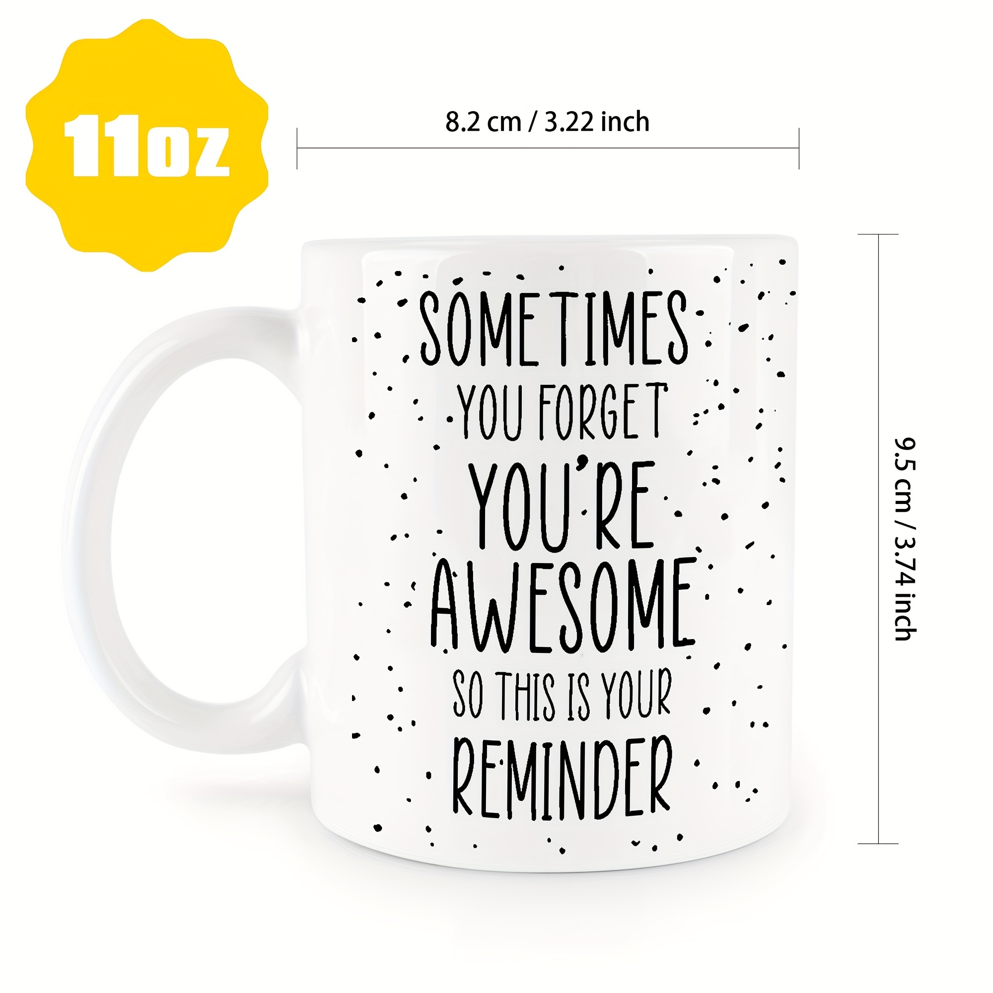 One Awesome Mom Funny Coffee Mug Best Mothers Day Gifts for Mom