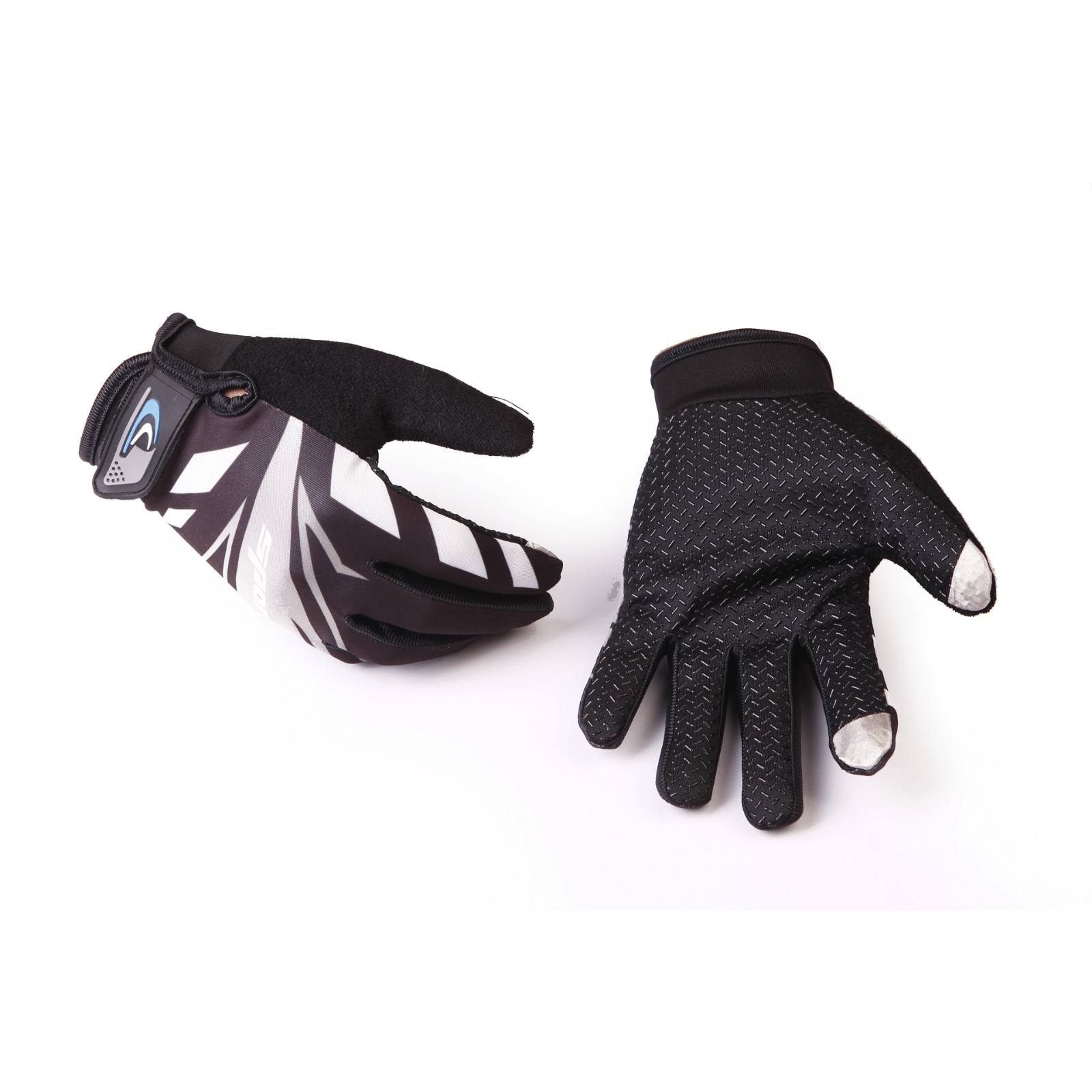 1pair Outdoor Sunscreen Full Finger Gloves Anti-slip Touch Screen