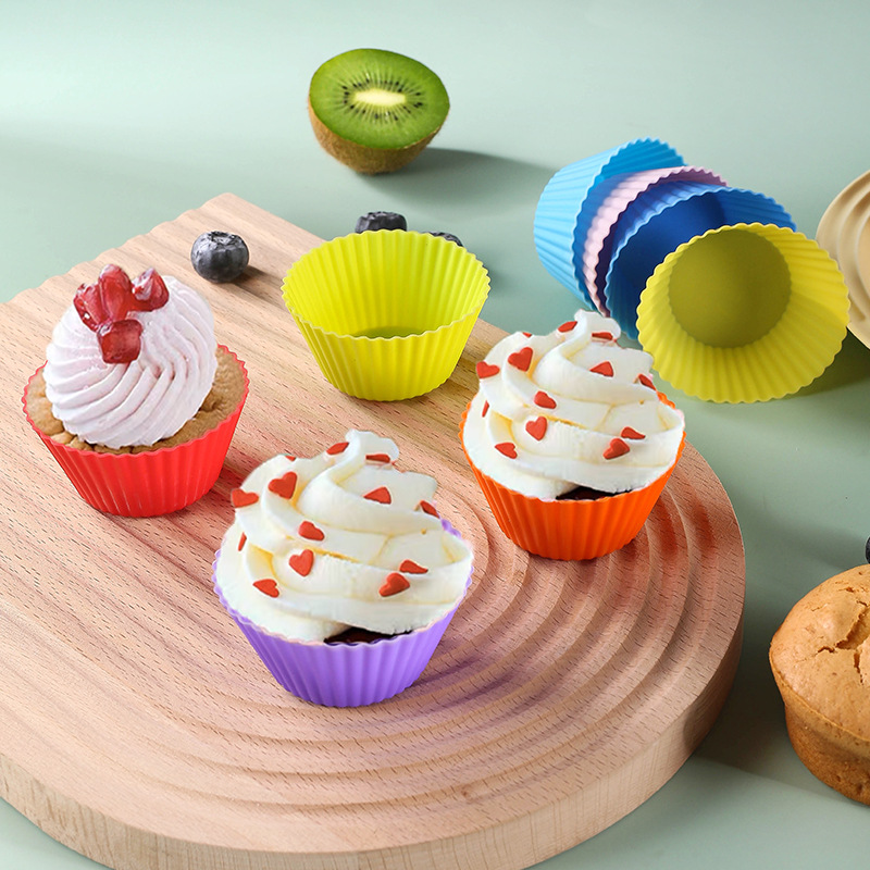 Jumbo Silicone Muffin Cups Reusable Nonstick Jumbo Silicone Baking Cups,  Cupcake and Muffin Liners 1PC 