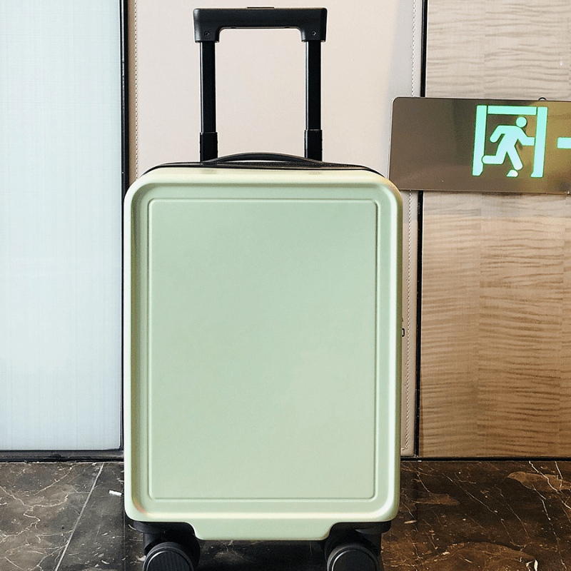 1pc 18inch travel case student luggage lightweight boarding case cute trolley suitcase with password lock simple fashion versatile suitcase details 5
