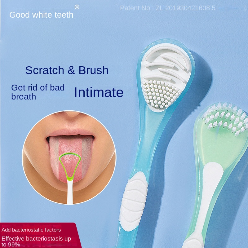 Reduce Bad Breath With Silicone Tongue Scraper - Oral Care Tool For Adults  - Temu