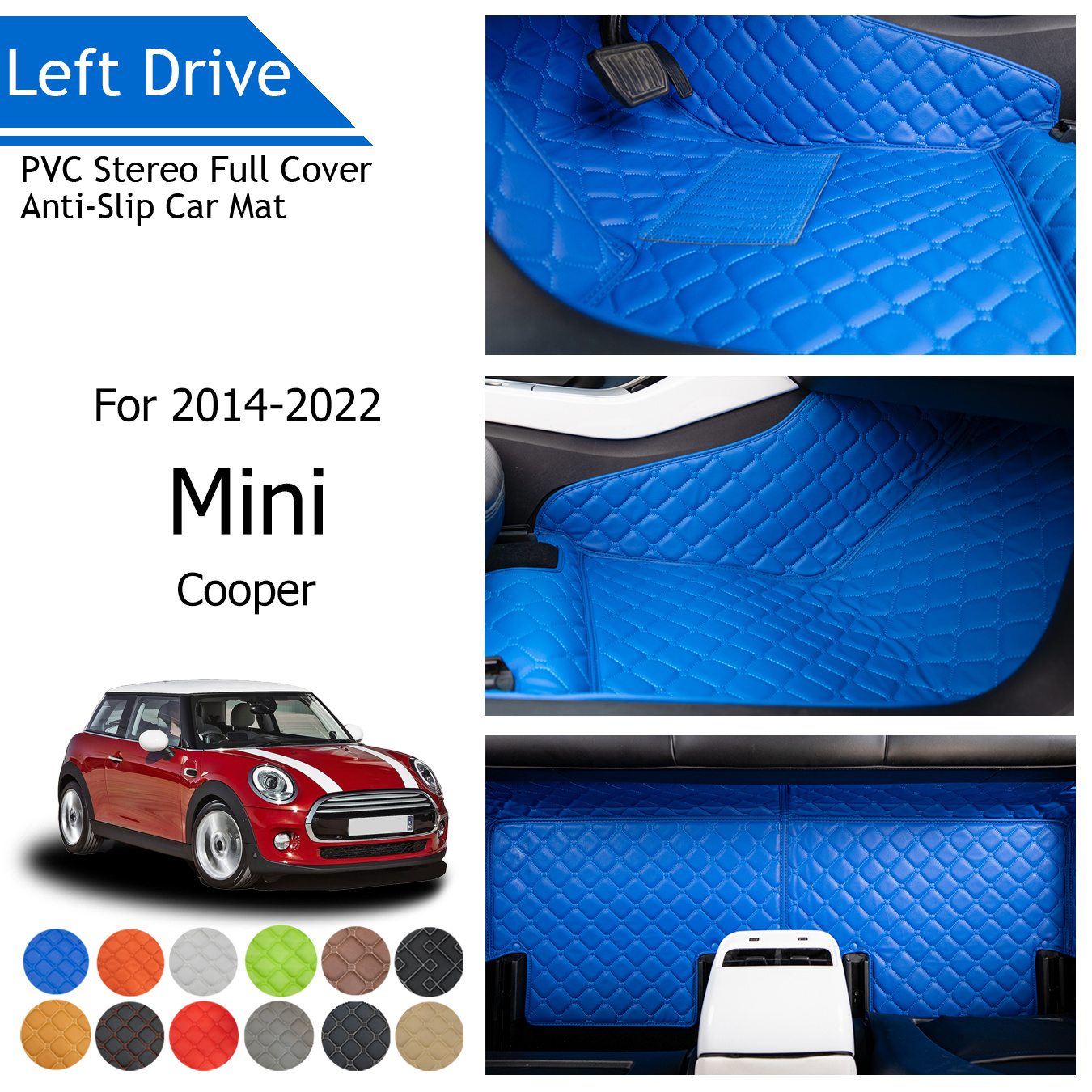 Nuevo para Mini Cooper F55 F56 R55 R56 R60 para llaveros creativos de coche  Llavero de lujo Llavero Accesorios de decoración automática