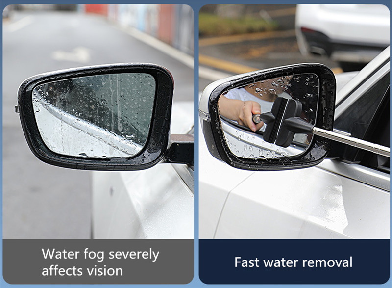 Portable Rearview Mirror Wiper Retractable Window Cleaning - Temu