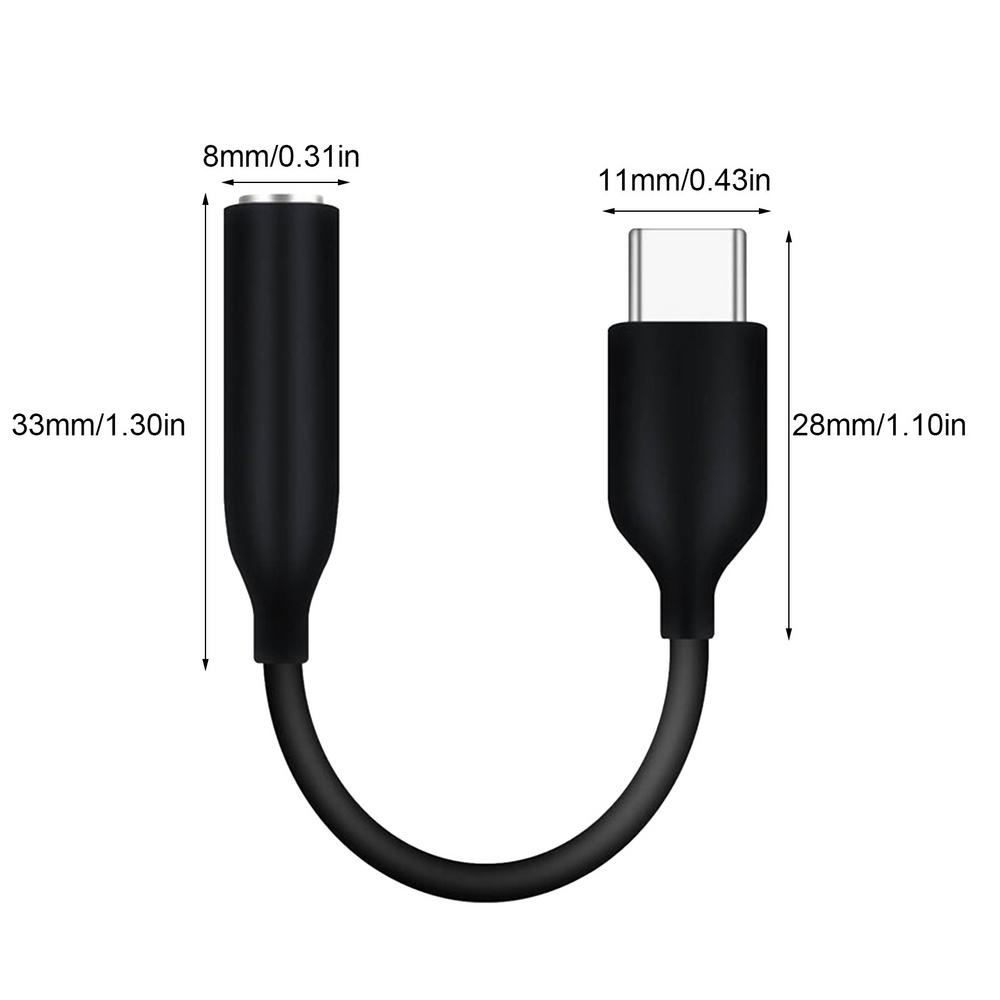 Usb Type C 3.5mm Earphone Cable 3.5 Headphone Adapter Audio Mi10