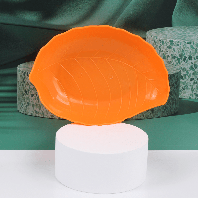 Petals-shaped Plastic Fruit Basket, Orange And Transparent Color, For  Snacks And Fruits Storage In Living Room