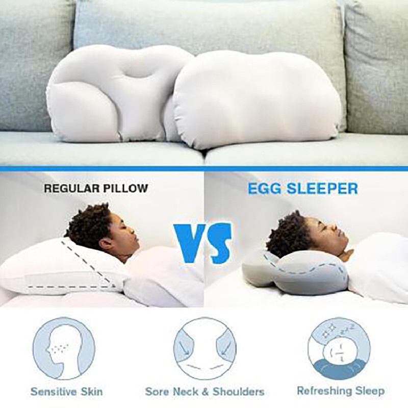 Oval Macaron Pillow Cervical Memory Foam Pillow Cooling Bed - Temu