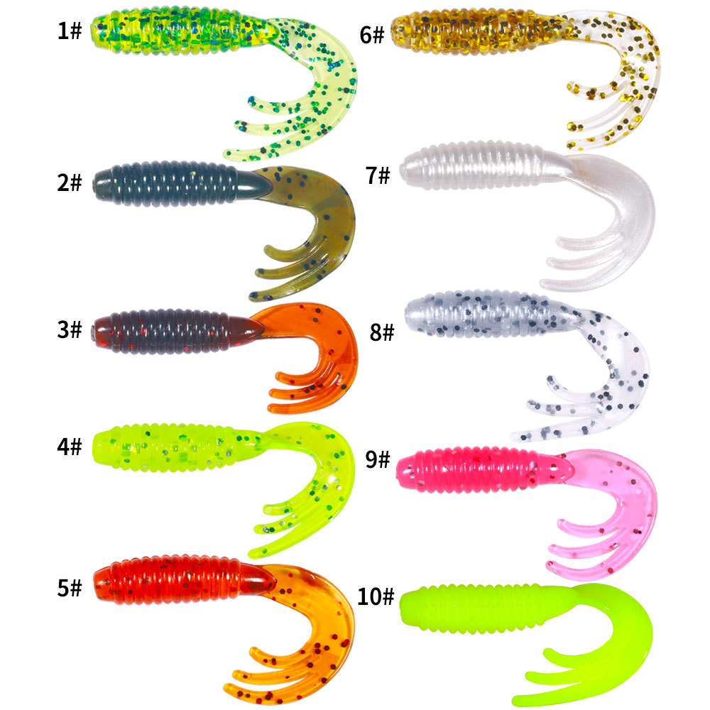 Worm shaped Sea Sand Silkworm Lure Bait Perfect Bass Fishing