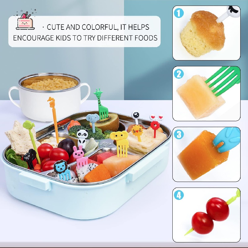 Cute Easter Food picks for kids, Bento animals picks, Bento Lunchbox f