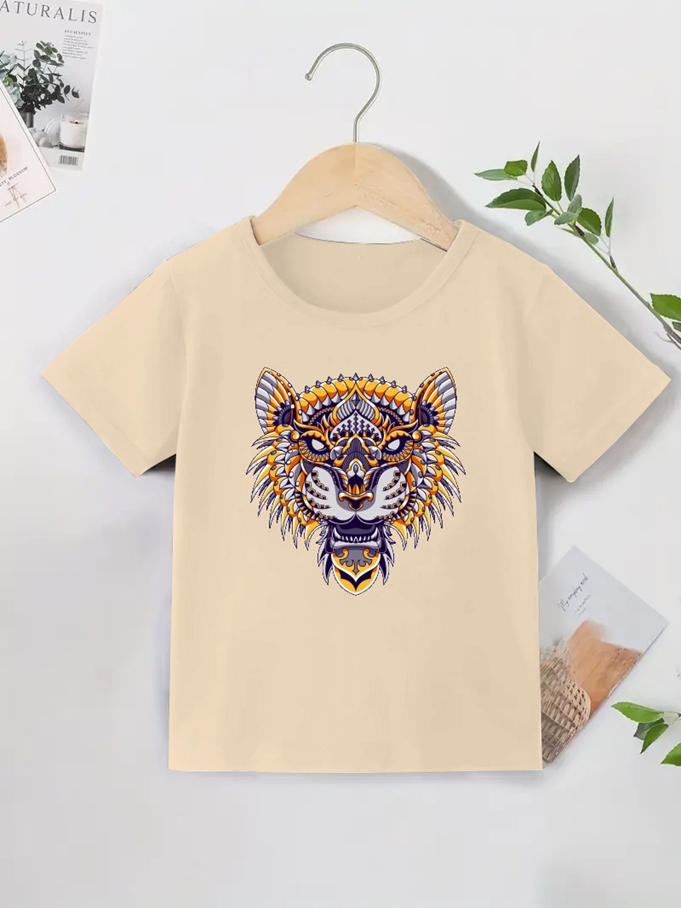 Tiger Print Clothes Kids, Girls Tiger Print Shirt