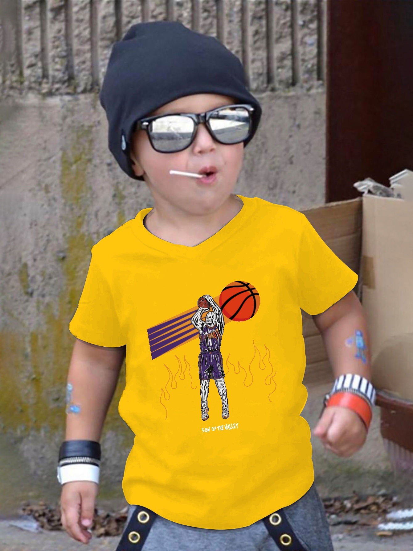 Creative Basketball Print T Shirts For Boys Cool Lightweight And Comfy  Summer Clothes - Kids' Fashion - Temu Bahrain