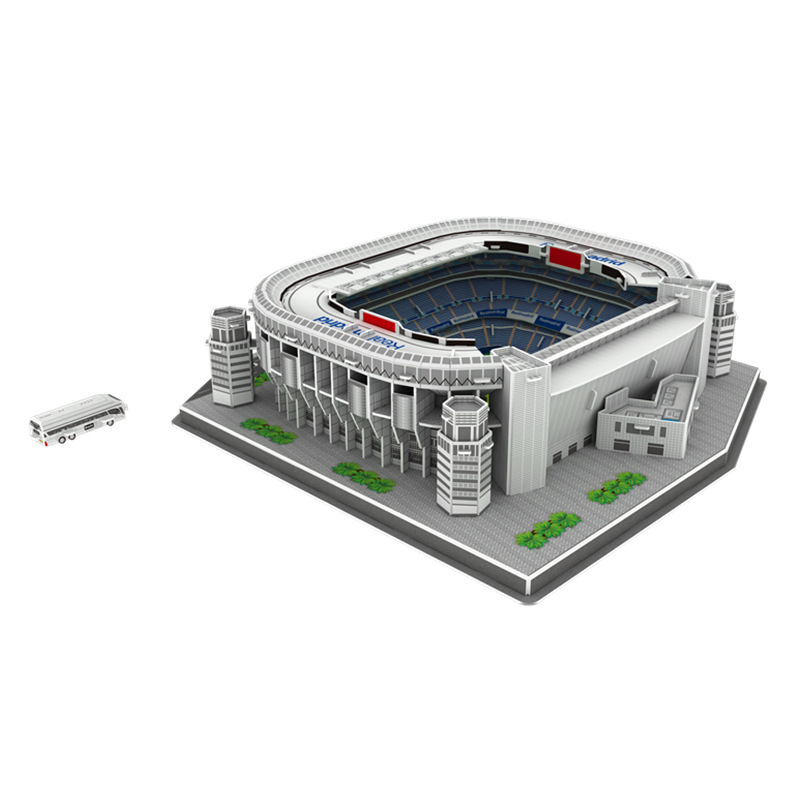 3D Puzzle Santiago Bernabeu Stadium - Real Madrid 101pcs – M & G