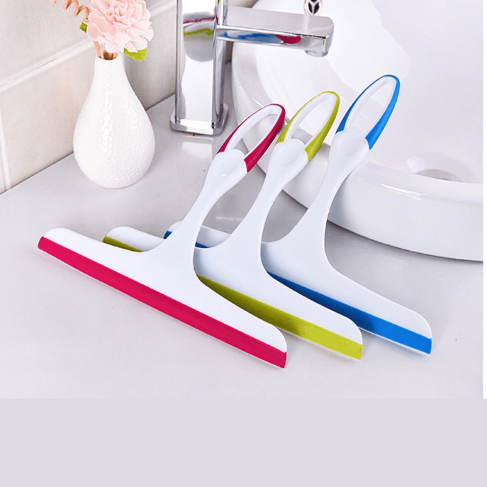 Finelylove Water Collector Window Wiper Automatic Housekeeping Cleaning Glass Wiper Multi-functional Double-Sided Extended Telescopic Scraper Cleaning