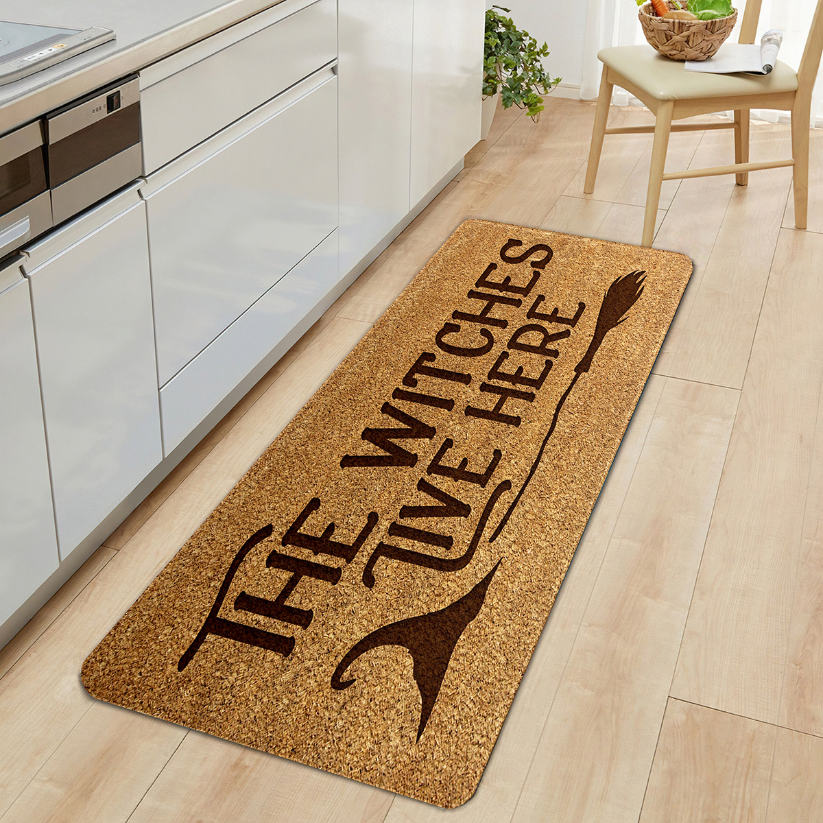 Soft Oil proof Kitchen Rug Halloween Ghost Waterproof Non - Temu