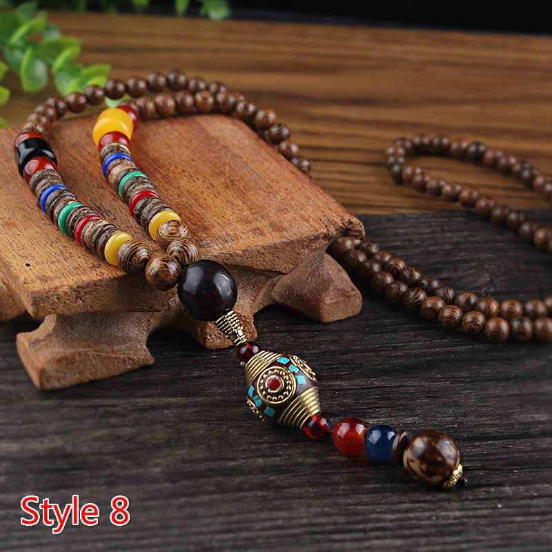 Beads pendant necklace - Women